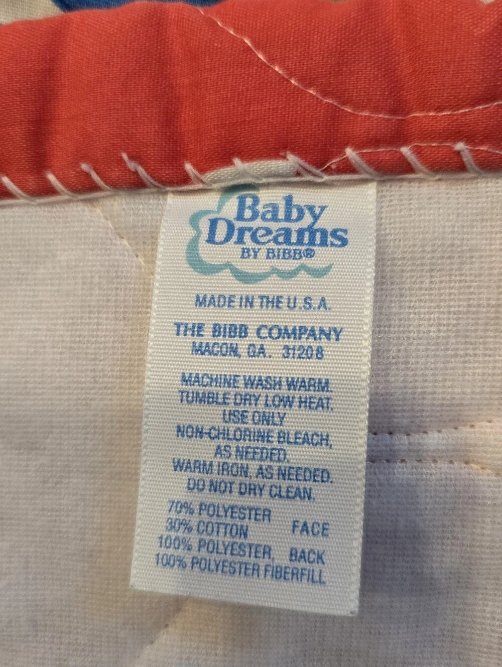 Loony Toons Vintage Quilted Blanket 1993 Tweety Bird Bugs Bunny Daffy Duck